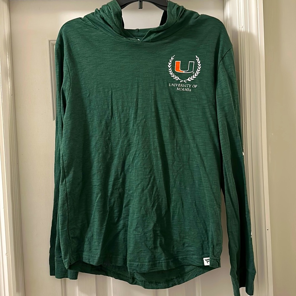 University of Miami Hurricanes lightweight hoodie